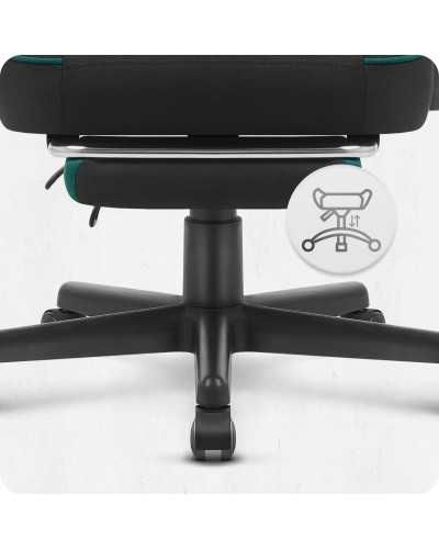 Крісло Cabro C504 Black-Green тканина