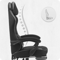 Крісло Cabro C504 Black-Grey тканина