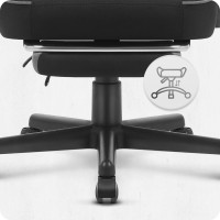 Крісло Cabro C504 Black-Grey тканина