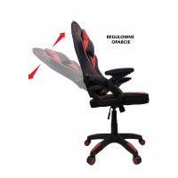 Крісло Kontrast Venos Black-Red