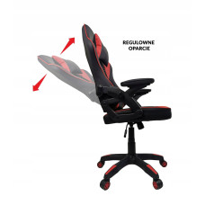 Крісло Kontrast Venos Black-Red