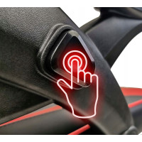 Крісло Kontrast Venos Black-Red