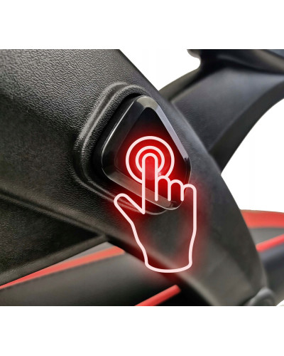 Крісло Kontrast Venos Black-Red