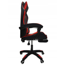 Комп'ютерне крісло Kontrast Viper Black-Red з функцією массажу