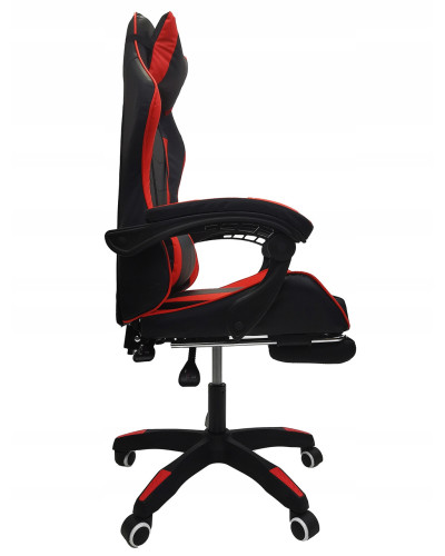 Комп'ютерне крісло Kontrast Viper Black-Red з функцією массажу