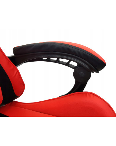 Комп'ютерне крісло Kontrast Viper Black-Red з функцією массажу