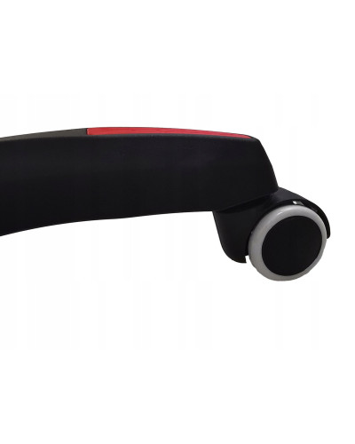 Комп'ютерне крісло Kontrast Viper Black-Red з функцією массажу