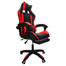 Комп'ютерне крісло Kontrast Viper Black-Red з функцією массажу