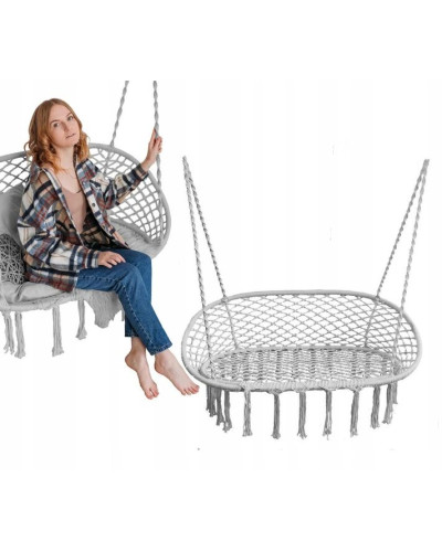Садова гойдалка GardenLine DUO Grey