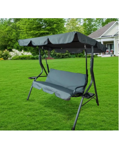 Садова гойдалка GardenLine VIP 170*110*153см Антраци́т
