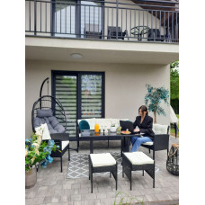 Комплект меблів GardenLine VADUZ чорний