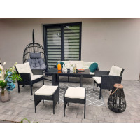 Комплект меблів GardenLine VADUZ чорний