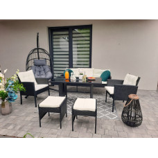 Комплект меблів GardenLine VADUZ чорний
