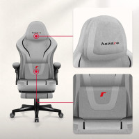 Комп'ютерне крісло Huzaro Force 4.6 Grey тканина