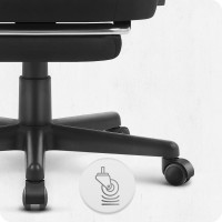 Крісло Cabro C502 LED Black тканина