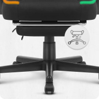 Крісло Cabro C502 LED Black тканина