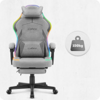 Крісло Cabro C502 LED Grey тканина