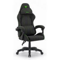 Комп'ютерне крісло Hell's HC-1014 Black-Green тканина
