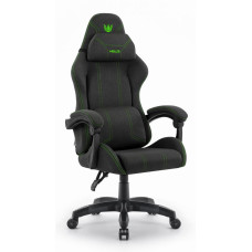 Комп'ютерне крісло Hell's HC-1014 Black-Green тканина