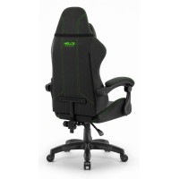 Комп'ютерне крісло Hell's HC-1014 Black-Green тканина