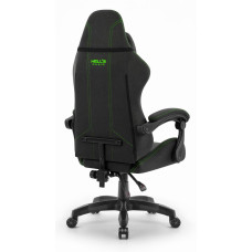 Комп'ютерне крісло Hell's HC-1014 Black-Green тканина