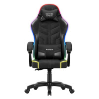 Комп'ютерне крісло Huzaro Force 2.7 RGB Black тканина