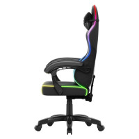 Комп'ютерне крісло Huzaro Force 2.7 RGB Black тканина