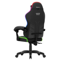 Комп'ютерне крісло Huzaro Force 2.7 RGB Black тканина