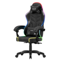 Комп'ютерне крісло Huzaro Force 2.7 RGB Black тканина