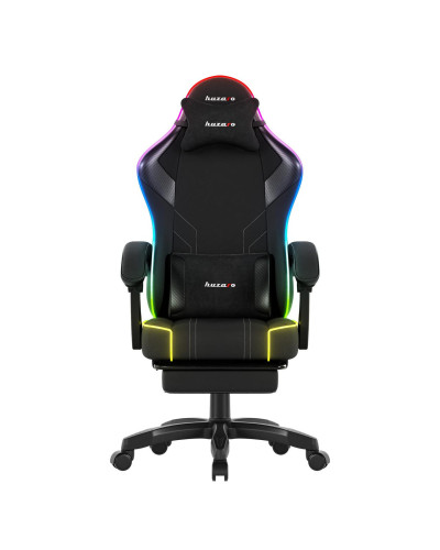 Комп'ютерне крісло Huzaro Force 3.7 RGB Black тканина