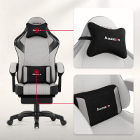 Комп'ютерне крісло Huzaro Force 3.7 Grey тканина