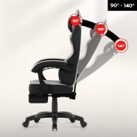 Комп'ютерне крісло Huzaro Force 3.7 Grey тканина