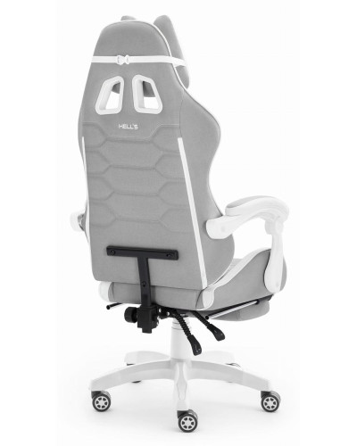 Комп'ютерне крісло Hell's HC-1039 Gray (тканина)