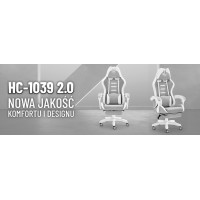 Комп'ютерне крісло Hell's HC-1039 Gray (тканина)