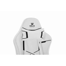 Комп’ютерне крісло Hell’s HC-2001 White-Black екошкіра