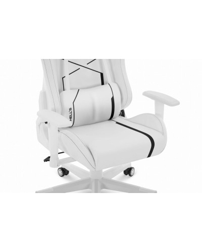 Комп’ютерне крісло Hell’s HC-2001 White-Black екошкіра