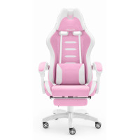 Комп'ютерне крісло Hell's HC-1039 Pink (тканина)