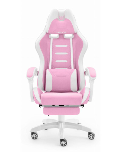 Комп'ютерне крісло Hell's HC-1039 Pink (тканина)