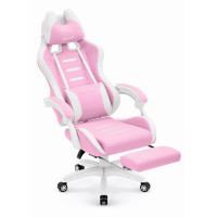Комп'ютерне крісло Hell's HC-1039 Pink (тканина)