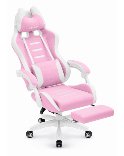 Комп'ютерне крісло Hell's HC-1039 Pink (тканина)