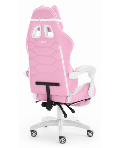 Комп'ютерне крісло Hell's HC-1039 Pink (тканина)