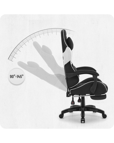 Крісло Cabro C501 Black-White тканина