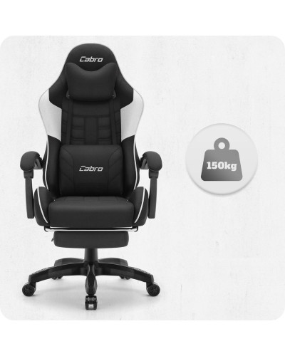 Крісло Cabro C501 Black-White тканина