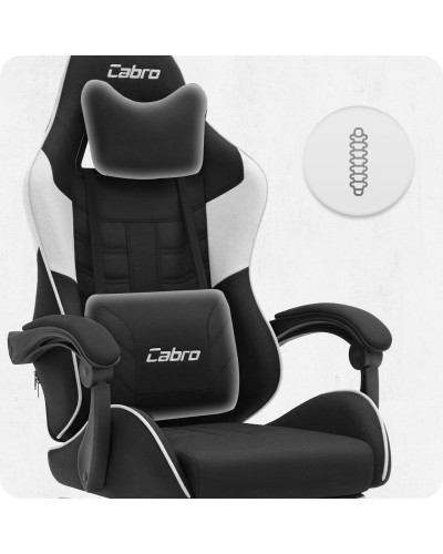 Крісло Cabro C501 Black-White тканина