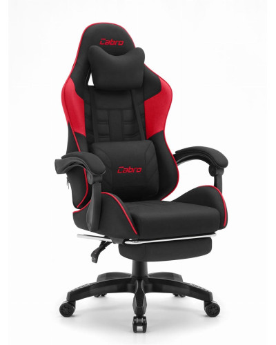 Крісло Cabro C501 Black-Red тканина
