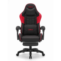Крісло Cabro C501 Black-Red тканина