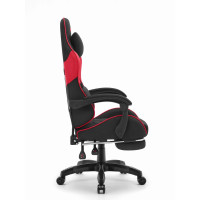 Крісло Cabro C501 Black-Red тканина
