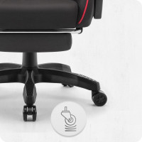 Крісло Cabro C501 Black-Red тканина