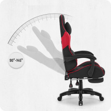 Крісло Cabro C501 Black-Red тканина