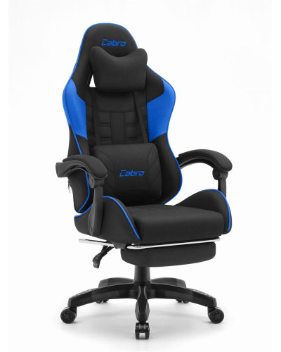 Крісло Cabro C501 Black-Blue тканина